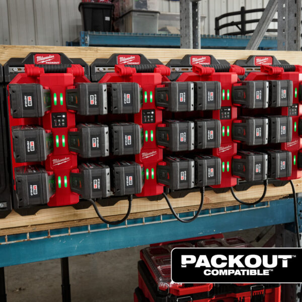MILWAUKEE M18™  Six Bay Daisy Chain Rapid Charger - Image 8
