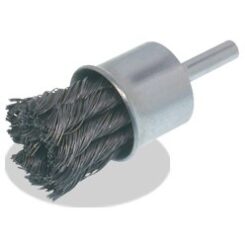 PEARL 1&quot; x .014&quot; Knot Cup Wire Brush with a 1/4 inch shank