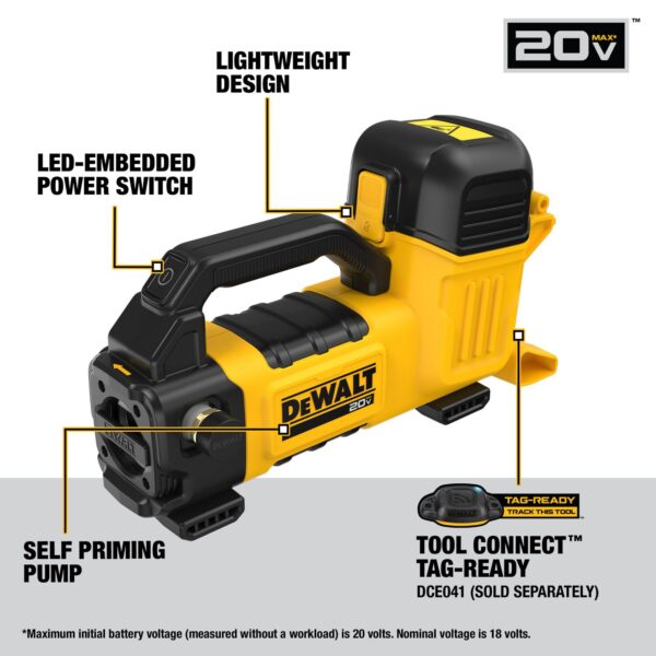 DEWALT 20V MAX* Transfer Pump - Image 3