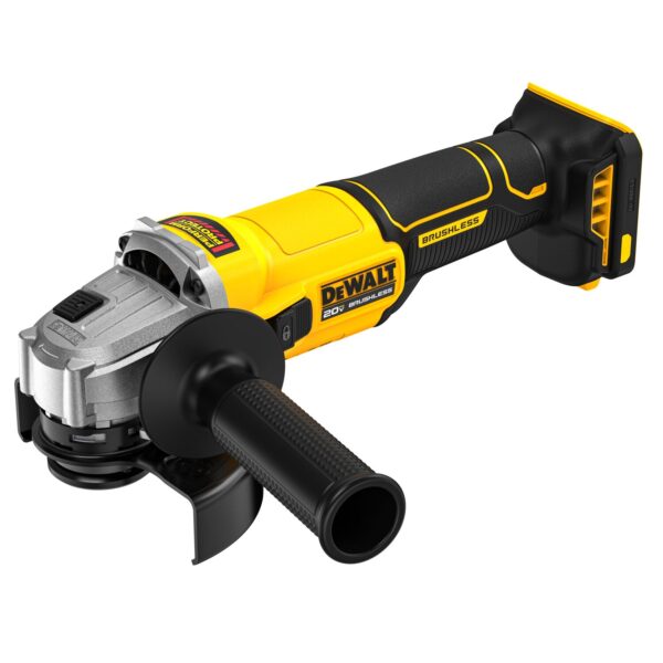 DEWALT 20V MAX* 4-1/2 in. Brushless Slide-Switch Grinder (Tool Only) - Image 2