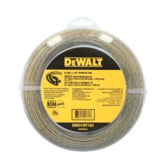 Roll of DeWalt 0.105 in. X 180 ft. Trimmer Line in a clear plastic case