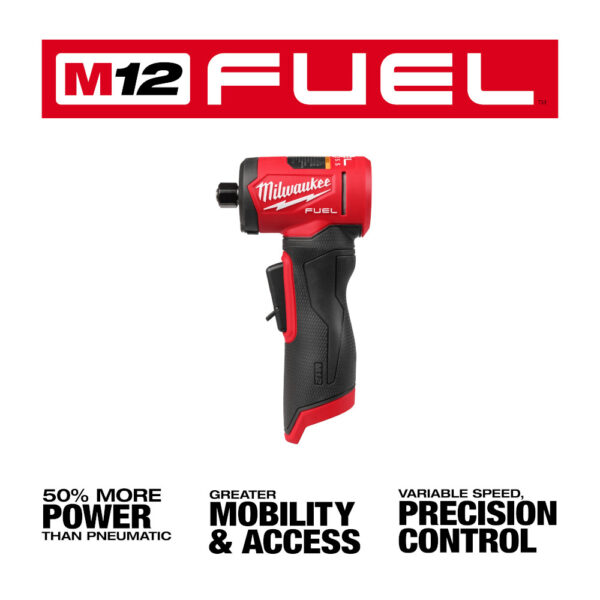 MILWAUKEE M12 FUEL™ 1/4" Right Angle Die Grinder - Image 4