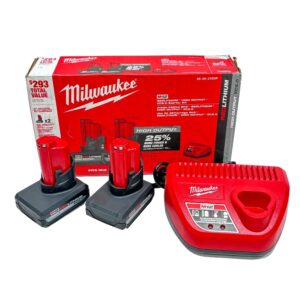 MILWAUKEE M12 HO 5.0AH 2 Pack Starter Kit