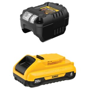 DEWALT 20V MAX* 4Ah Battery and battery charger