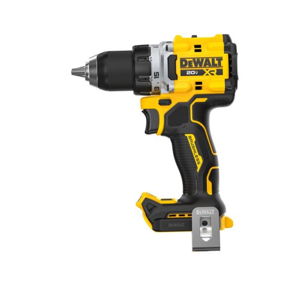 DEWALT 20V MAX* XR® Brushless Cordless 1/2 in. Drill/Driver with a belt hook