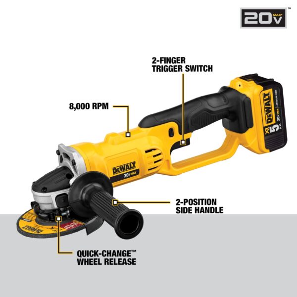 DEWALT 20V MAX* Grinder Tool Kit - Image 3