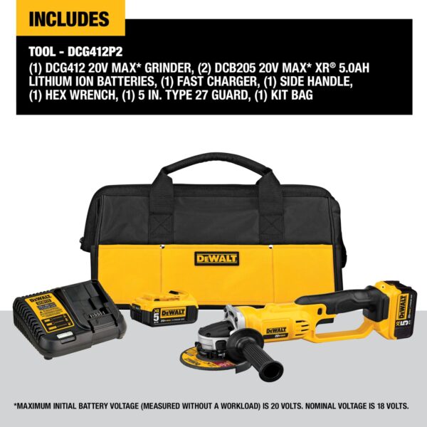DEWALT 20V MAX* Grinder Tool Kit - Image 4