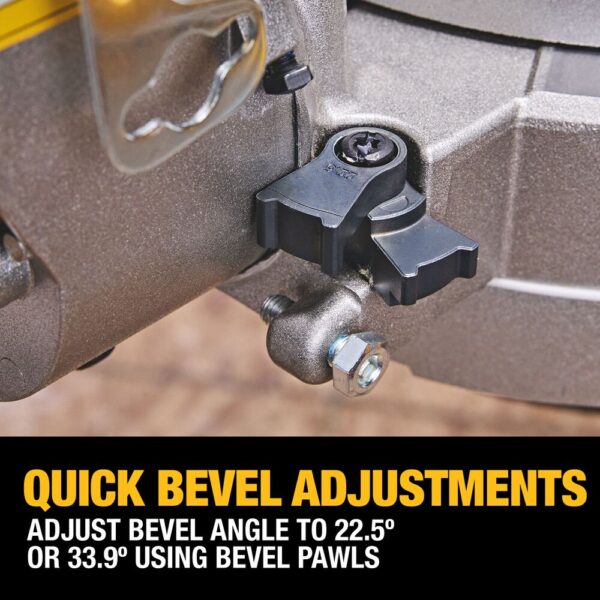 DEWALT 20V MAX* XR® 12 in. Double Bevel Sliding Miter Saw Kit - Image 7