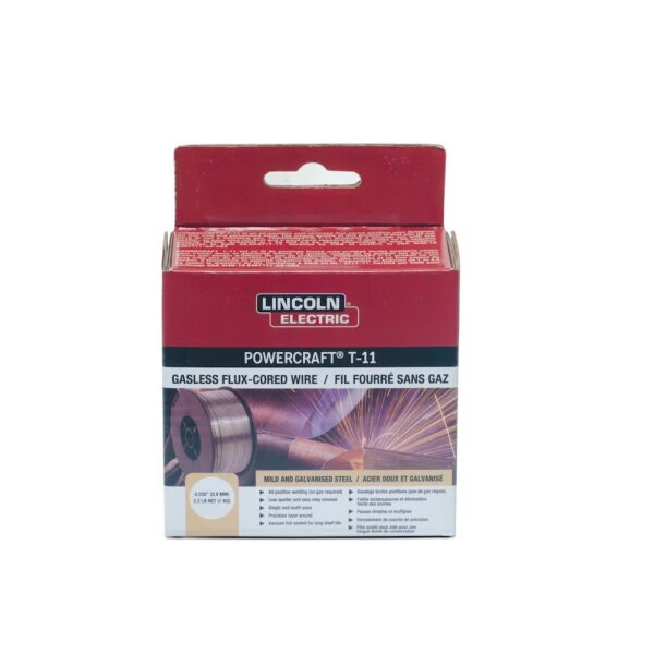 LINCOLN Powercraft T-11 .035" Gasless Flux-Cored Wire 1kg/2.2lb E71T-11