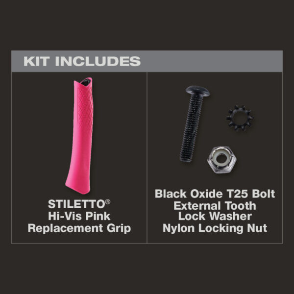 STILETTO® Hi-Vis Pink Replacement Grip - Image 3