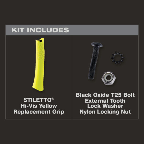 STILETTO® Hi-Vis Yellow Replacement Grip - Image 3