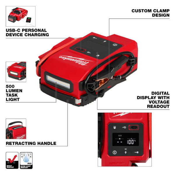 MILWAUKEE M18™ HOTSHOT™ Jump Starter - Image 4