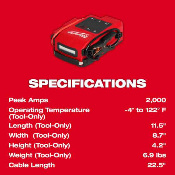 MILWAUKEE M18™ HOTSHOT™ Jump Starter - Image 7