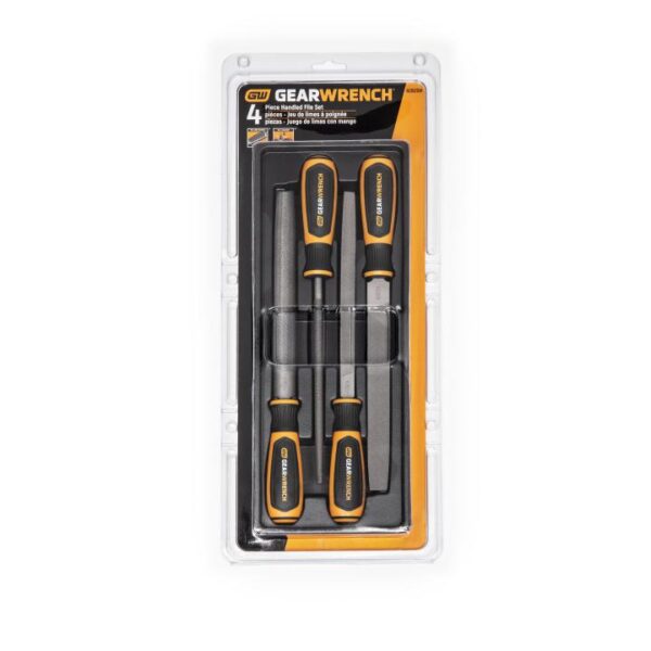 GEARWRENCH 4 Piece 8" Bastard File Set - Image 2