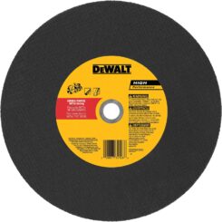 DEWALT HP 14" Metal Cutting Blade with 20mm center arbor hole for a Gas Saw