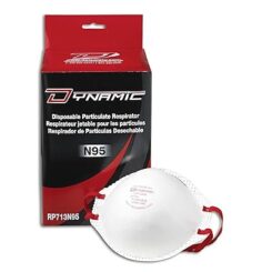 DSI Dust Mask w/ Valve Disposable Standard N95 NIOSH 10/Box