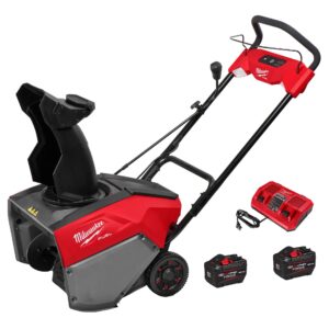 Milwaukee M18 FUEL™ 21" Auger Propelled Dual Battery Single Stage Snow Blower Kit