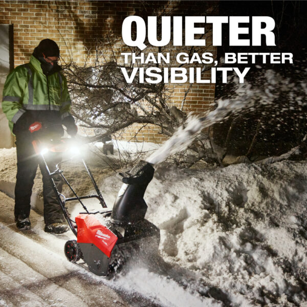 MILWAUKEE M18 FUEL™ 21" Auger Propelled Dual Battery Single Stage Snow Blower - Image 7