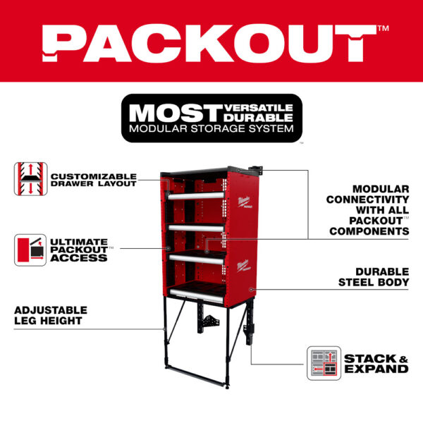 MILWAUKEE PACKOUT™ Rack Kit - Image 2
