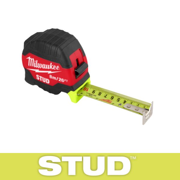 MILWAUKEE 8m/26ft STUD™ Tape Measure - Image 2