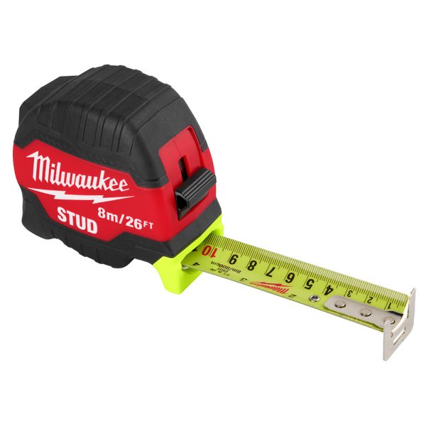 MILWAUKEE 8m/26ft STUD™ Tape Measure - Image 3