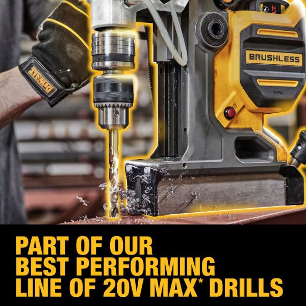 DEWALT 20V MAX* XR® 2 in. Cordless Brushless Magnetic Drill Press Kit - Image 7