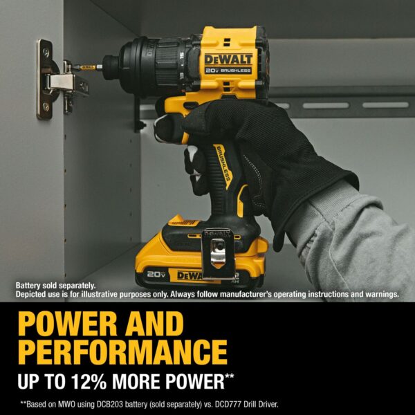 DEWALT 20V MAX * ATOMIC™ Multi- Head Drill/ Driver (Tool Only) - Image 8