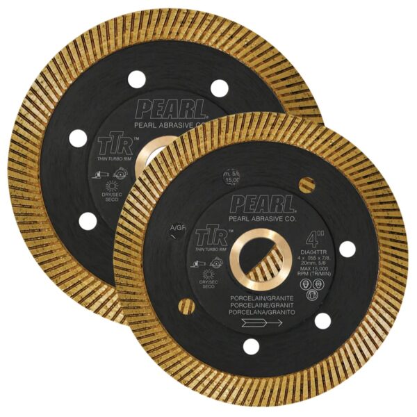 PEARL TTR™ Thin Turbo Rim Porcelain Blade 4.5" x 0.55 x 7/8", 20mm, 5/8"