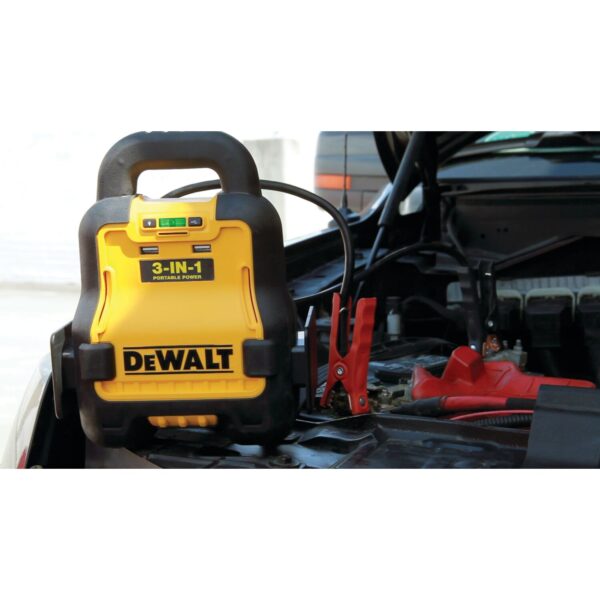Dewalt 20V 3-in-1 Automotive Cordless Jump Starter/Battery Charger - Image 2