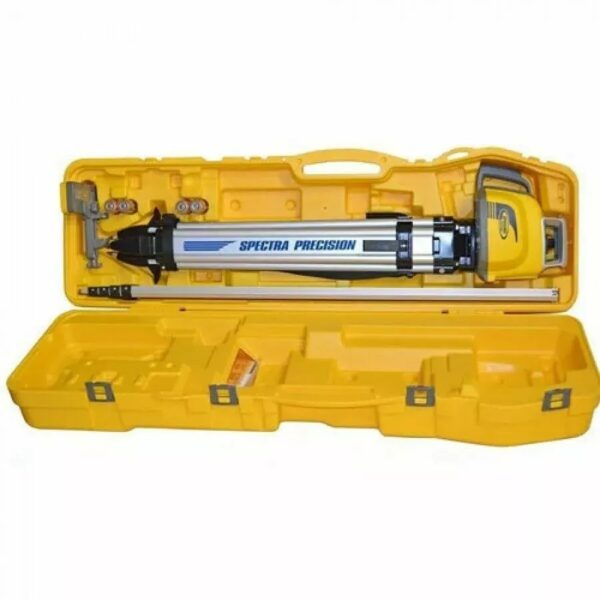 SPECTRA Rotary Laser Pkg w/ HL450 Receiver, GR152 Rod, Q104025 Tripod, & Case - Image 2