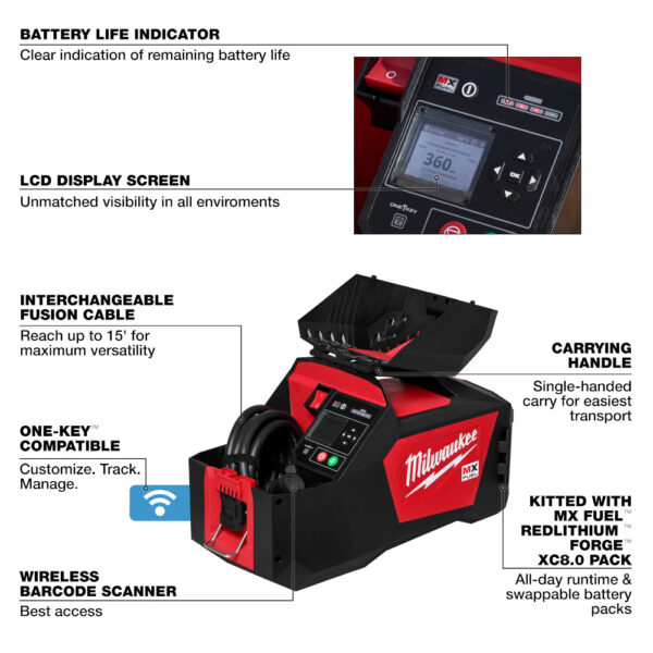 MILWAUKEE MX FUEL™ Electrofusion Processor - Image 3