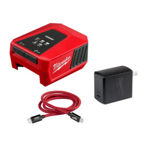 MILWAUKEE M18™ TOP-OFF™ Charger & Power Supply with a USB cord