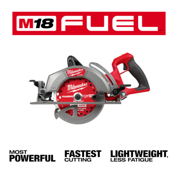 MILWAUKEE M18 FUEL™ 7-1/4" Rear Handle Circular Saw (Tool Only) - Image 4