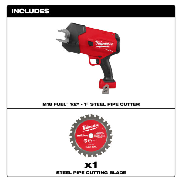 MILWAUKEE M18 FUEL™ ½”-1” Steel Pipe Cutter - Image 4