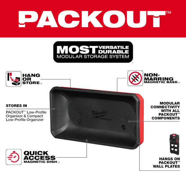 MILWAUKEE PACKOUT™ Large Magnetic Bin - Image 4