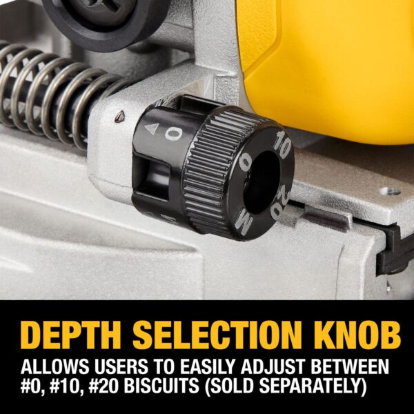 DEWALT 20V MAX* XR® Brushless Cordless Biscuit Joiner (Tool Only) - Image 6
