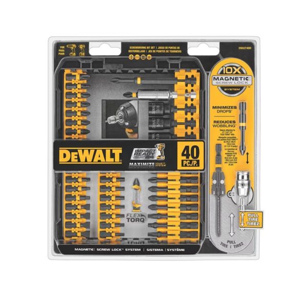 DEWALT FlexTorq Impact Ready Driver Bit Set 40pc
