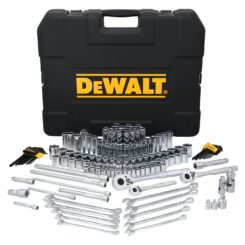 DEWALT TOUGHSERIES™ 185 pc. 3 Drive Mechanics Tool Set with a black case