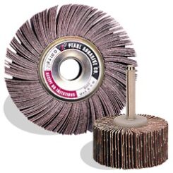 PEARL 2" x 1" x 1/4" A120 Grit Aluminum Oxide Flap Wheel