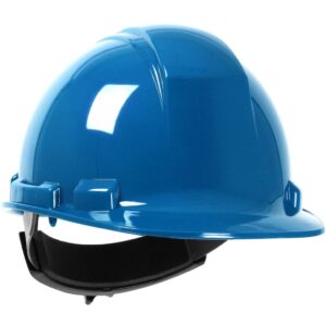 Blue Hard Hat with black head band