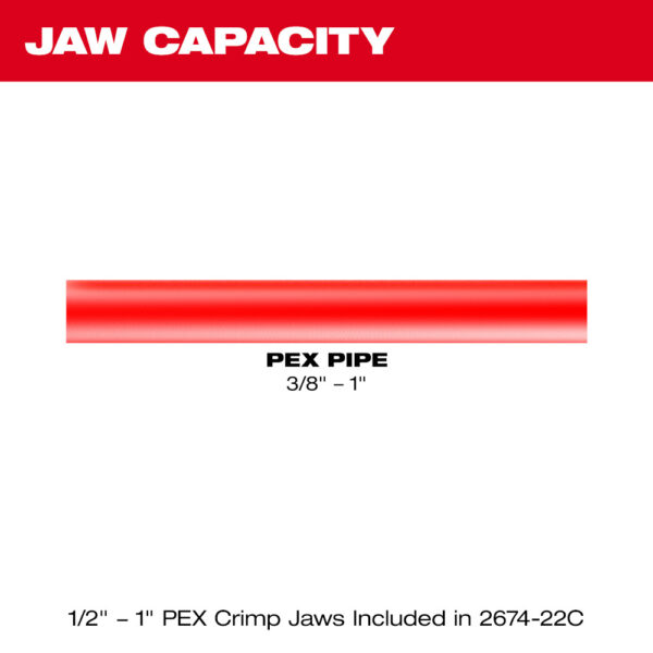 MILWAUKEE M18™ Short Throw Press Tool Kit with PEX Crimp Jaws - Image 3