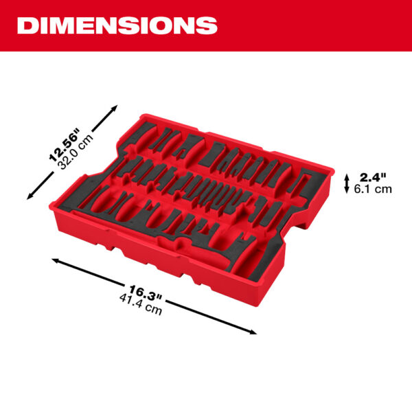 MILWAUKEE 17pc. Screwdriver & Pry Bar Set with Tray for PACKOUT™ Drawers - Image 5