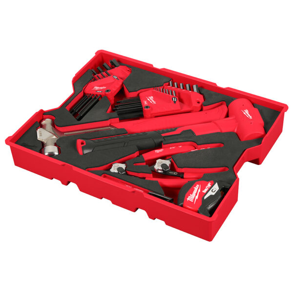 MILWAUKEE 28pc. Hex Key & Hammer Set with Tray for PACKOUT™ Drawers