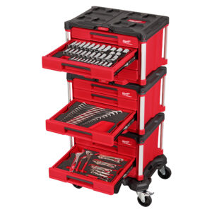 MILWAUKEE 366 Pc. Master Mechanics Hand Tool Set with PACKOUT™ Drawers and Dolly