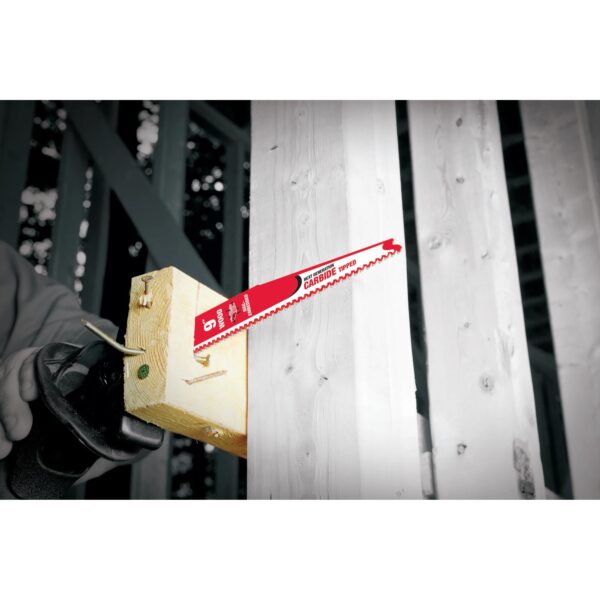 DIABLO Recip Blade 9" 5/7TPI Carbide Demo Demon Nail-Embedded Wood 10/pk - Image 3