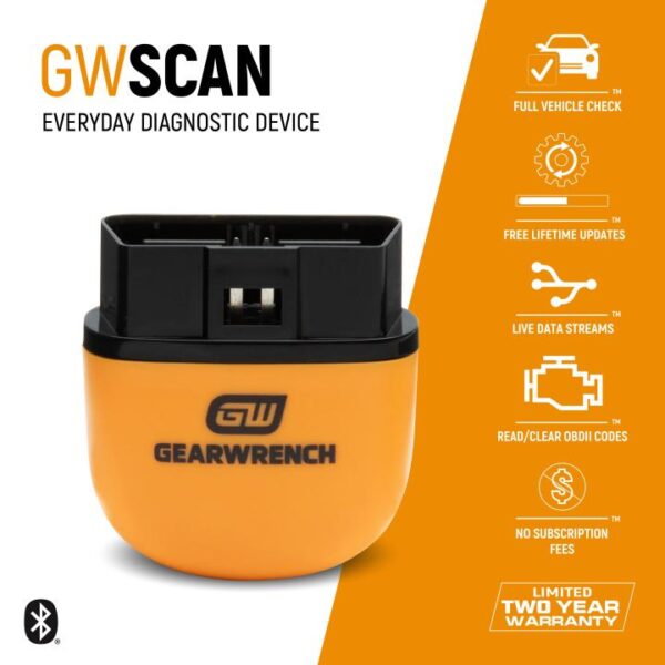 GEARWRENCH Everyday Diagnostic Tool Bluetooth OBDII Tester - Image 3