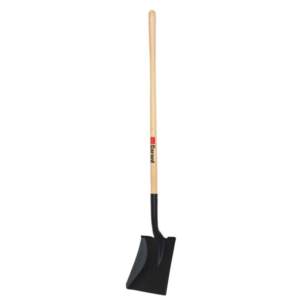 GARANT 9-1/2" Square Point Shovel w/Wooden handle, Tempered Steel - Image 2