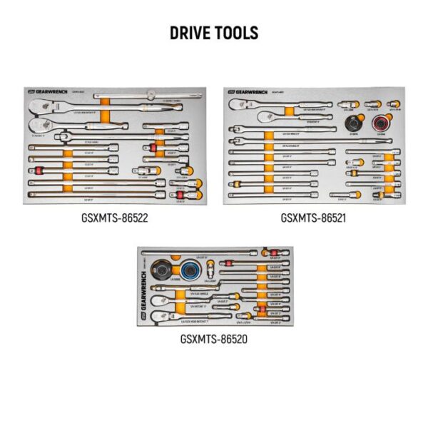 GEARWRENCH 873 Piece MEGAMOD Mechanics Tool Set in Premium Modular Foam Trays - Image 4