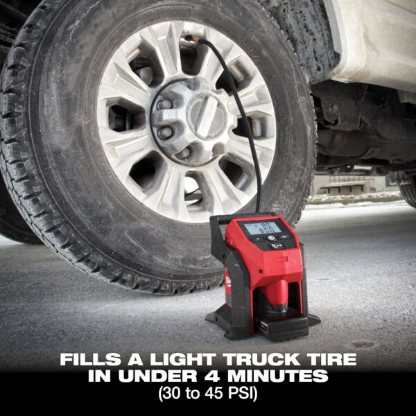 MILWAUKEE M12™ Compact Inflator (Tool Only) - Image 8