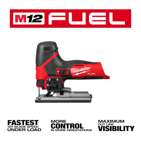 MILWAUKEE M12 Fuel Barrel Grip Jigsaw (Tool Only) - Image 6